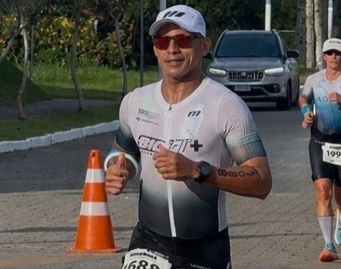 Guarda municipal participa pela sexta vez de competição de triathlon IronMan, em Florianópolis
