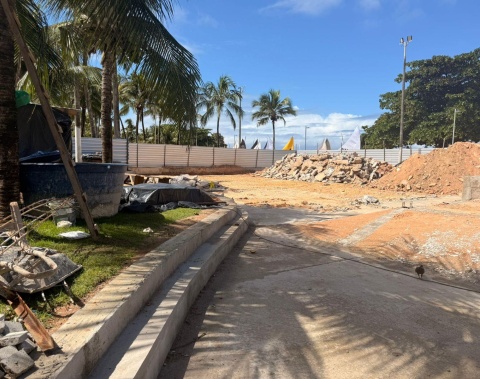 Infraestrutura segue com obras de requalificação no Skatepark da Pajuçara
