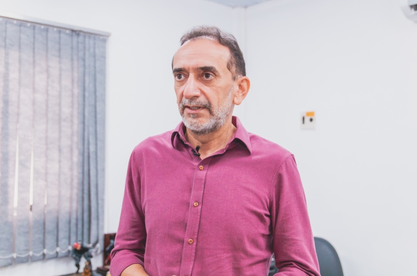 Reitor do IFAL, Carlos Guedes. Foto: Joyce Juliana / Ascom SMTT