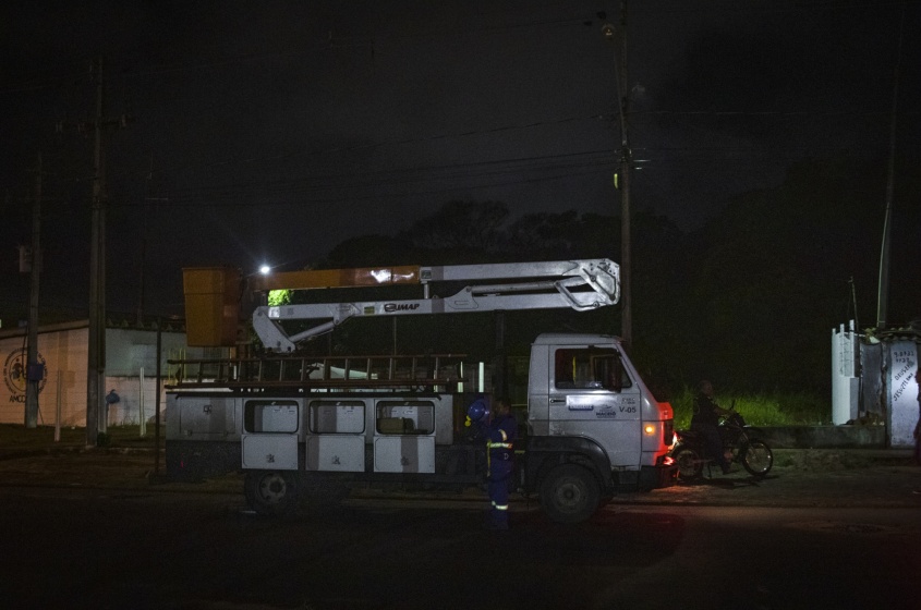 Área do Residencial Maceió I antes da manutenção. Foto: Matheus Alves/ Ascom Sima