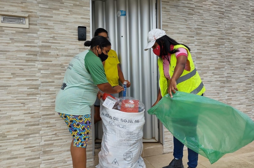 Cerca de 570 toneladas de recicláveis foram recolhidas em 2022. Foto: Ascom Sudes