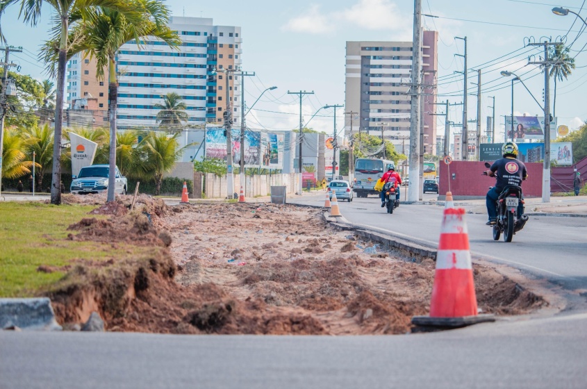 A previsão é que a intervenção seja finalizada até o fim deste mês. Foto: Evinho Silva/Ascom SMTT