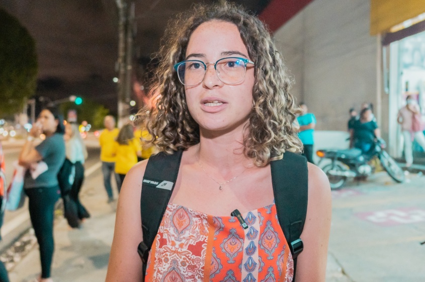 Juliana de Almeida, estudante. Foto: Joyce Juliana (Ascom SMTT).
