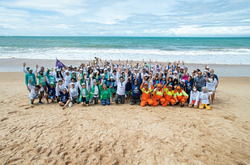 Ação contribui para preservar o meio ambiente. Foto: Célio Junior/Secom Maceió