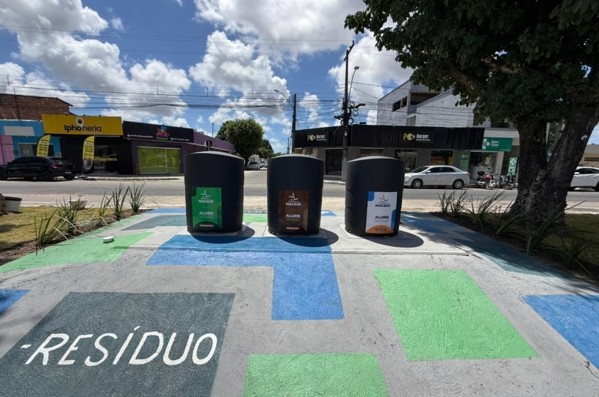 Equipamento mantém armazenamento de resíduo embaixo do solo. Foto: Walisson Vieira/ Ascom Alurb