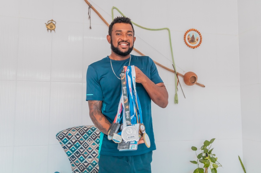 Sobrevivente, Renato usa seu exemplo e busca conscientizar outras pessoas. Foto: Joyce Juliana
