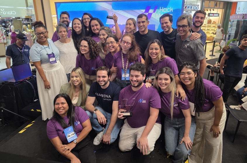 Três equipes vitoriosas e receberam um total de R$ 10 mil, além de aceleração das ideias pelo Hospital de Amor. Foto: Beto Macário/ Secom Maceió