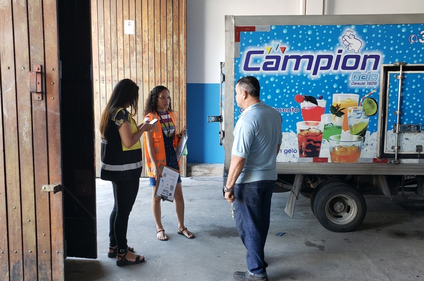 Somente moradores e comerciantes cadastrados terão entrada permitida na área de segurança do evento. Foto: Ascom SMTT.