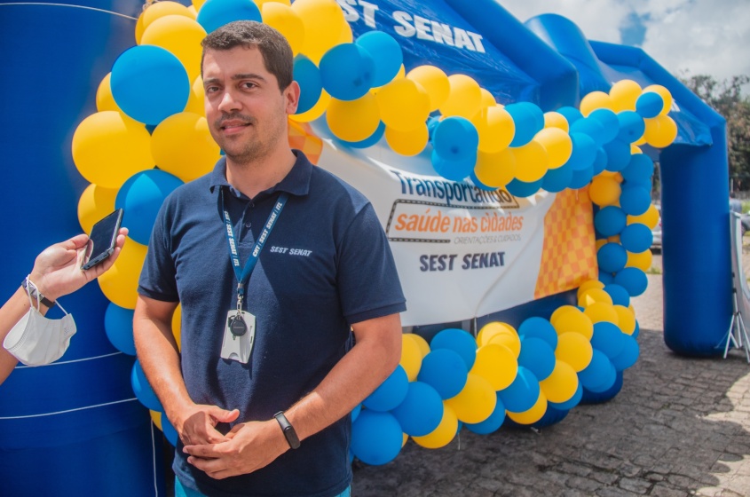 Charles Vitor destacou cuidados com a saúde dos motoristas. Foto: Evinho Silva (Ascom SMTT)