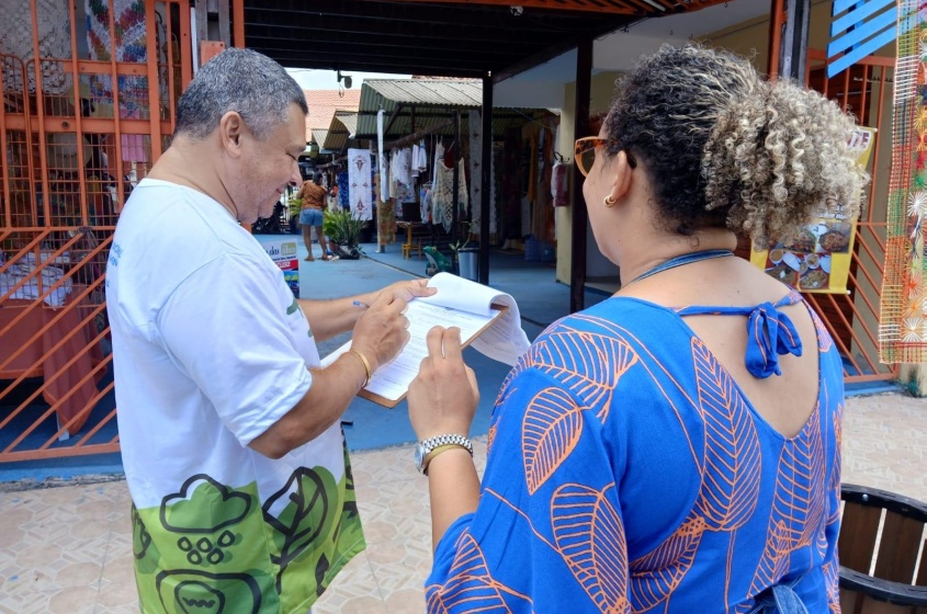 Educação ambiental estimula preservação do bairro. Foto: Tháchyna Lorena (estagiária)/Ascom Alurb