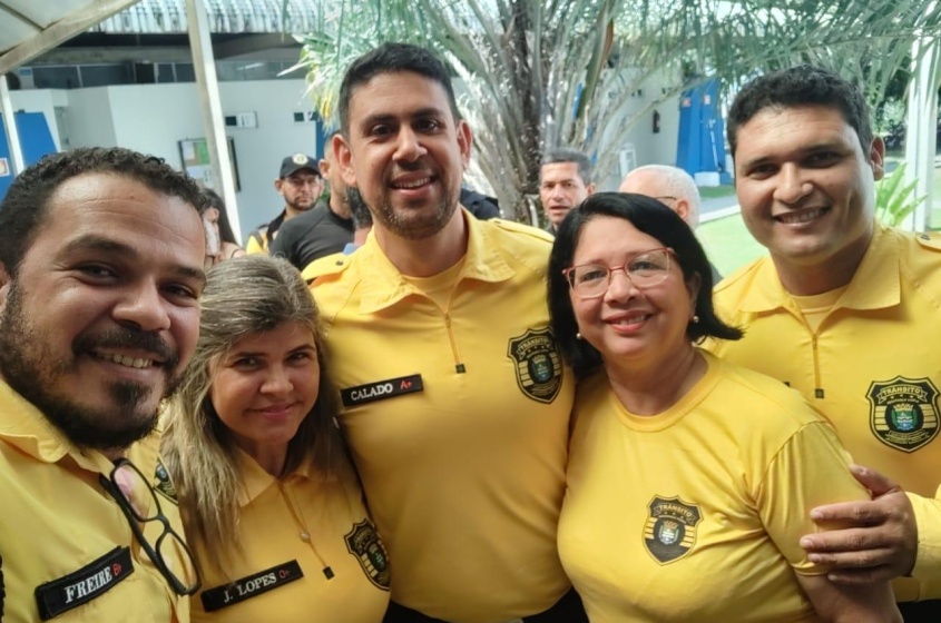 Servidores representaram a SMTT de Maceió no evento. Foto: SMTT