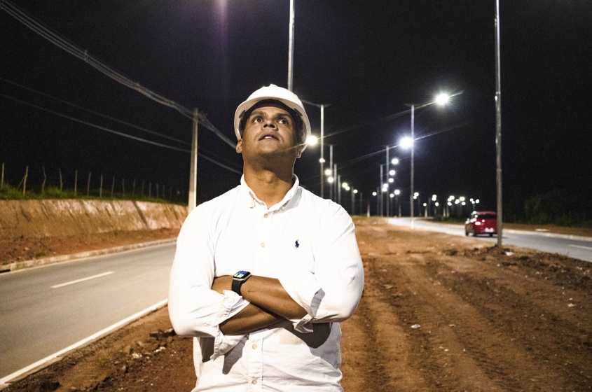 Superintendente João Folha coordenou projeto de iluminação da Rota do Mar. Foto: Matheus Alves / Ascom Sima
