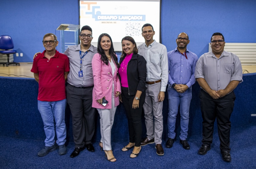 Técnicos das secretarias participantes dos desafios. Foto: Alisson Frazão / Secom Maceió