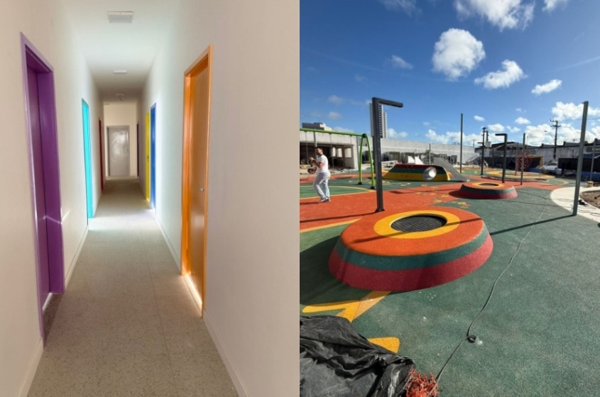 Obra da Casa do Autista chega a 95%, trazendo esperança a famílias que aguardam atendimento. Foto: Maceió Saúde