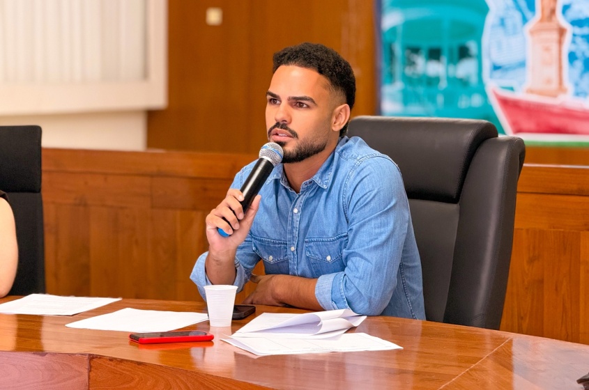 O vice-presidente do CMCTI, Pedro Pinheiro, ressaltou que união entre as instituições é fundamental para a transformação digital de Maceió. Foto: Winicius Correia/ Ascom Sedigi