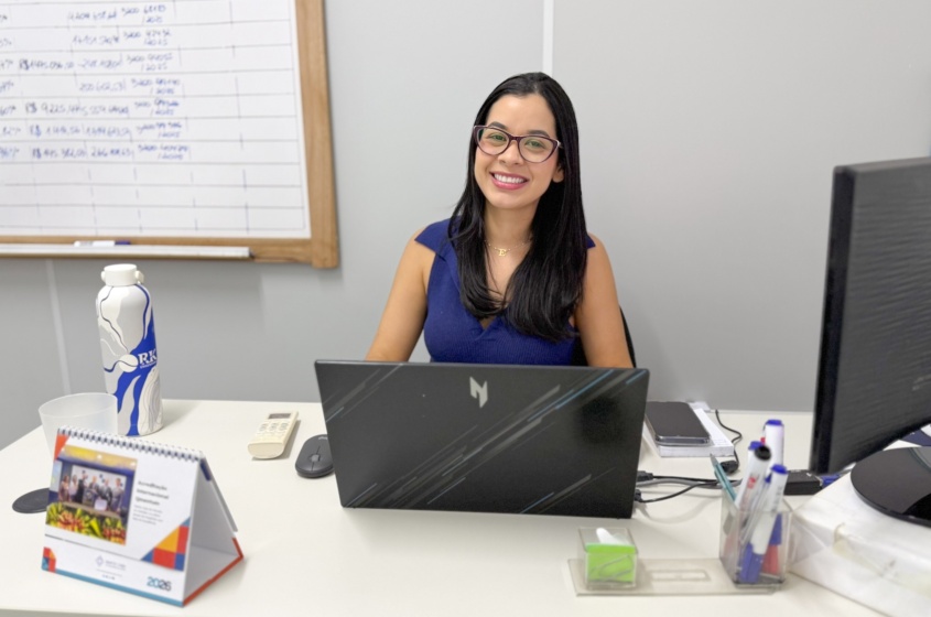 Emille Castro, engenheira da Secretaria Municipal de Infraestrutura. Foto: Ascom Seminfra