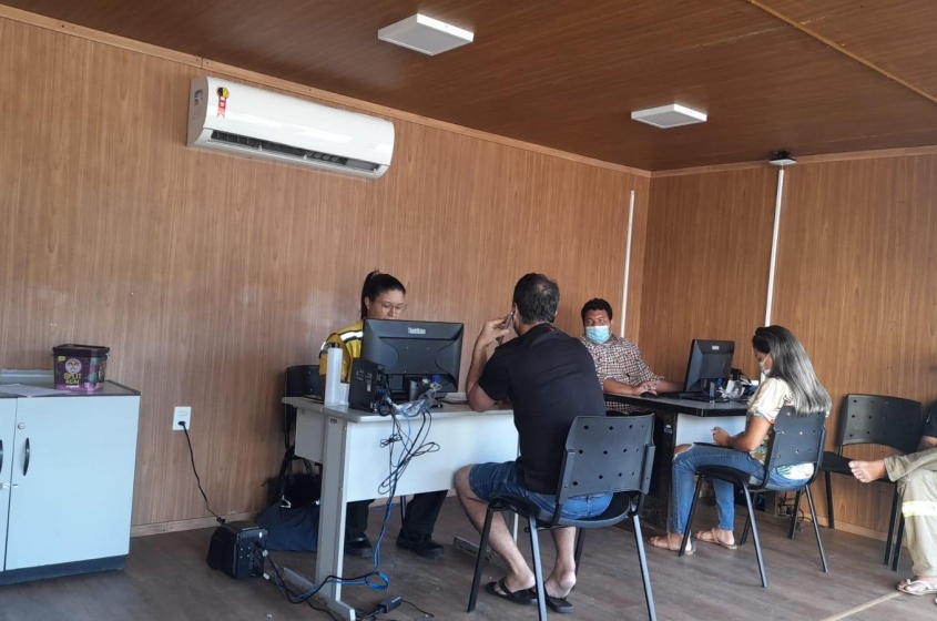 Atendimento no stand do Táxi.Rio.Maceió Cidades seguirá até o dia 23 de junho. Foto: SMTT