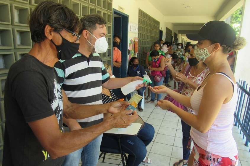 Equipe da Semas agiliza fluxo de atendimento. Foto: Ascom Semas
