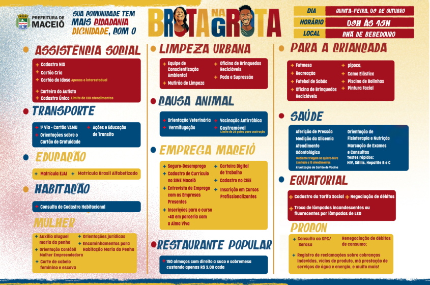 Confira os serviços que estarão disponíveis!