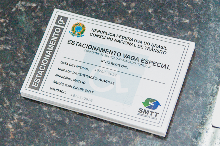 A renovação e a emissão da credencial, é realizado de maneira gratuita. Foto: Joyce Juliana/Ascom SMTT