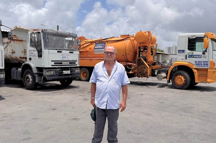 Edmilton João, servidor público há 47 anos.   Foto: Emanuella Lima/Ascom Seminfa