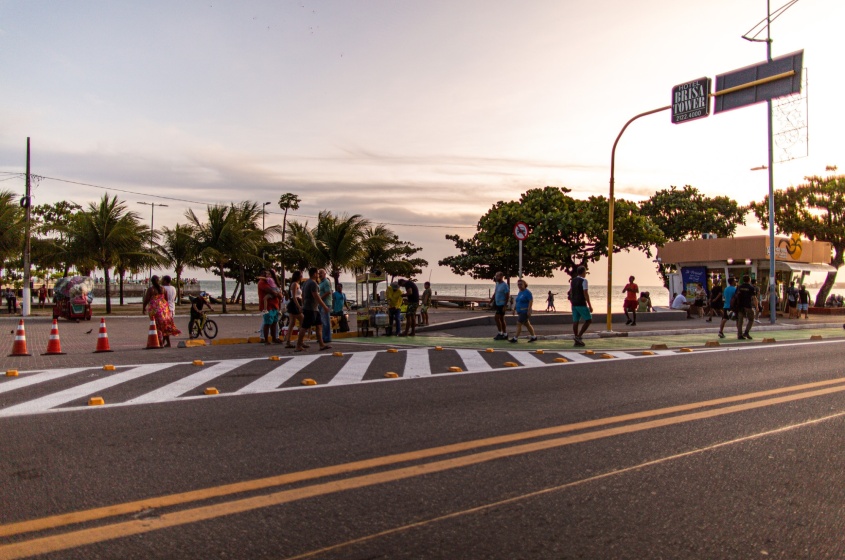 Dispositivos foram implantados para orientar a população. Foto: Alisson Frazão/Secom Maceió
