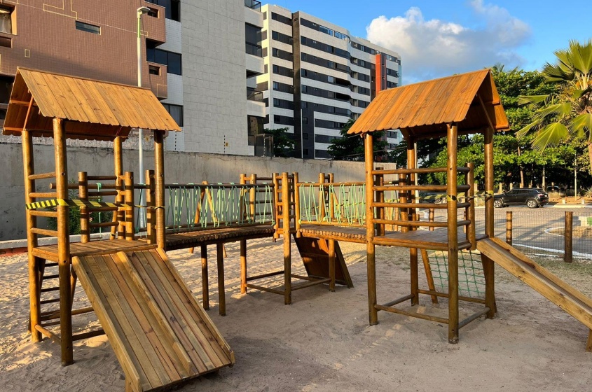 Brinquedos antigos e quebrados foram substituídos. Foto: Ascom Sudes