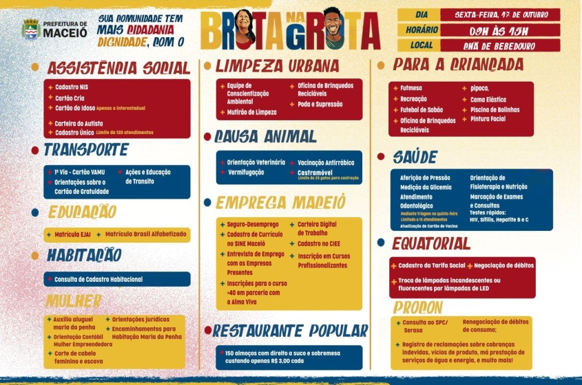 Confira os serviços que estarão disponíveis!