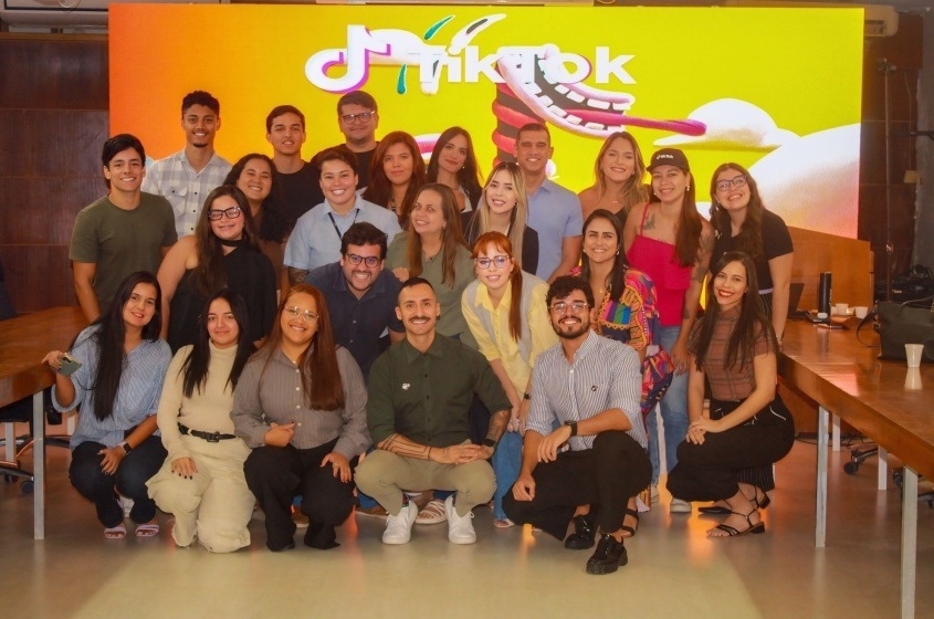 Assessores da Prefeitura de Maceió no TikTok Day. Foto: Winicius Correia/  Ascom Sedigi