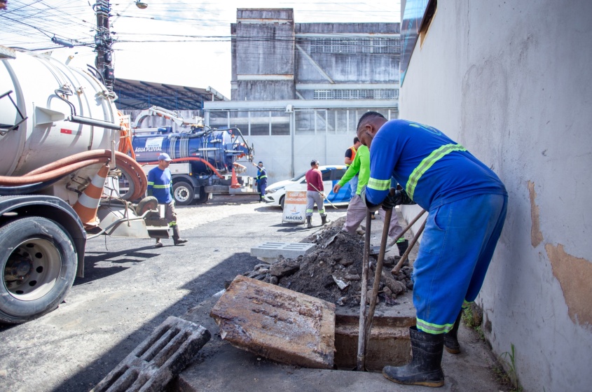 Área foi limpa e sanitizada. Foto: Allan Cesar/Secom Maceió