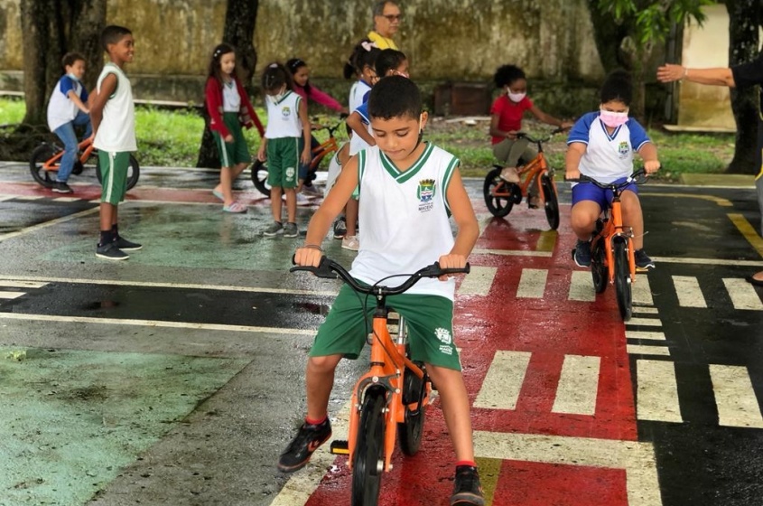 Atividades educativas na sede da SMTT estão entre as opções ofertadas. Foto: Ascom SMTT.
