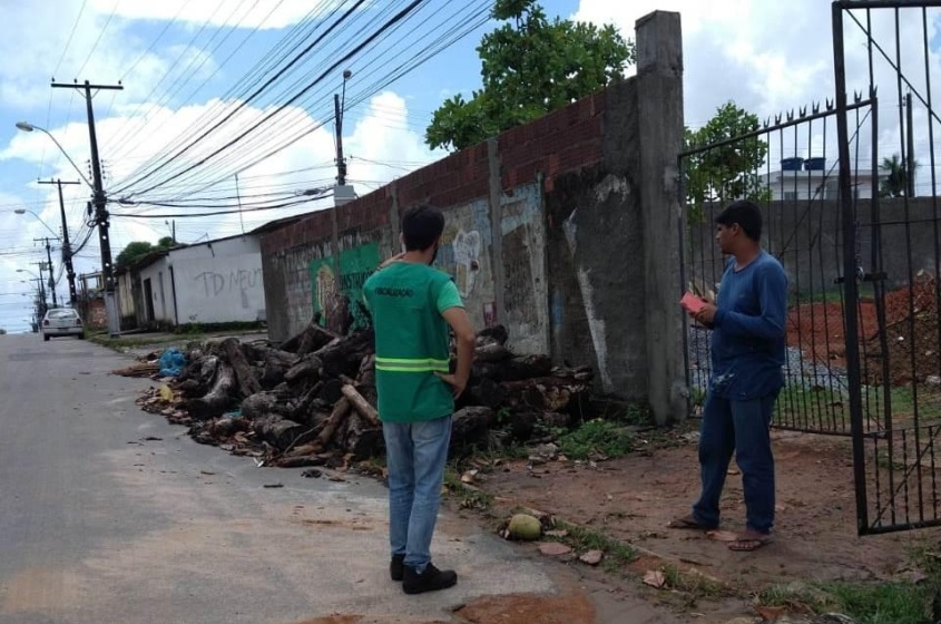 Fiscalização tem atuado incansavelmente para inibir descarte irregular. Foto: Ascom Sudes