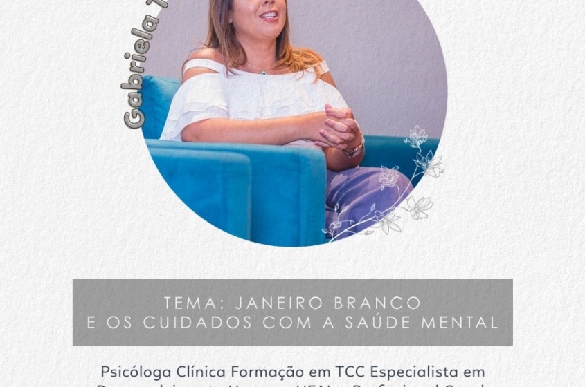 O tema discutido na roda de conversa será  "janeiro branco e os cuidados com a saúde mental". Foto: Ascom Sudes