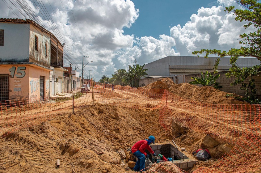 Após 30 anos, obras de infraestrutura no Gama Lins são iniciadas. Foto: Célio Júnior/Secom Maceió.