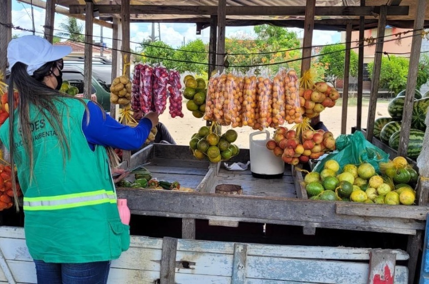 Feira realizada na região também é responsável pelo descarte irregular. Foto: Ascom Sudes