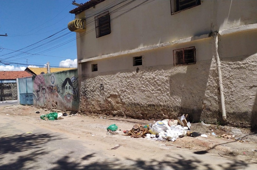 Espaço público antes da ação da Sudes. Foto: Ascom Sudes