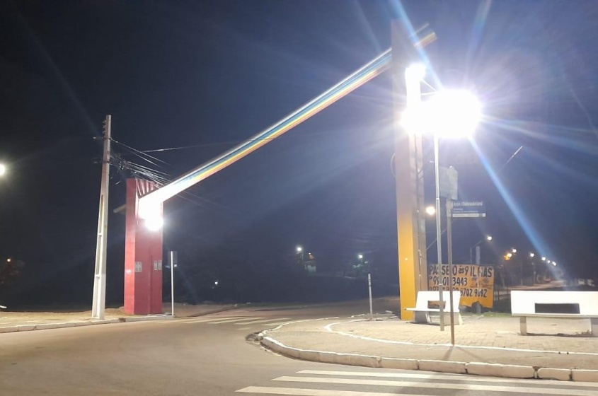 Acesso ao Pontal da Barra recebeu nova iluminação. Foto: Ascom Sima