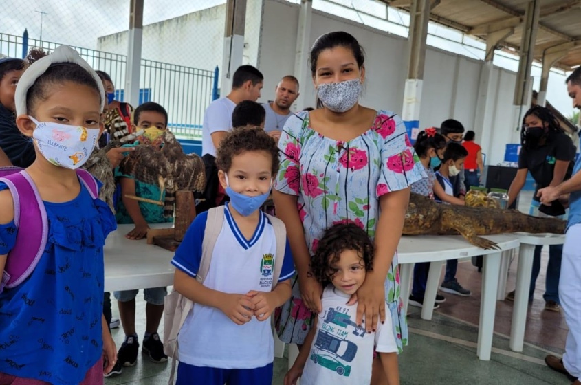 Mães puderam acompanhar a ação ao lado de seus filhos. Foto: Ascom Sudes