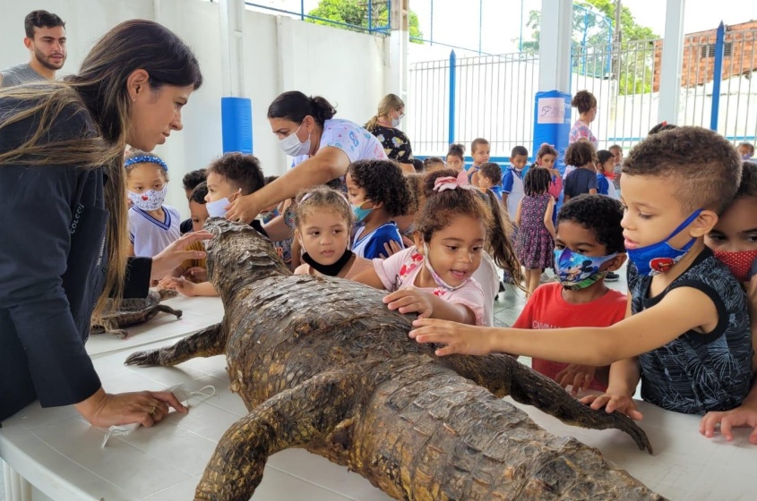 Alunos aprenderam a preservar o meio ambiente. Foto: Ascom Sudes