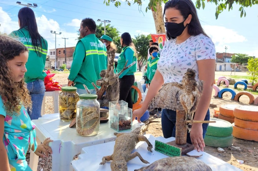 População foi orientada sobre preservação ambiental (Foto: Ascom Sudes)