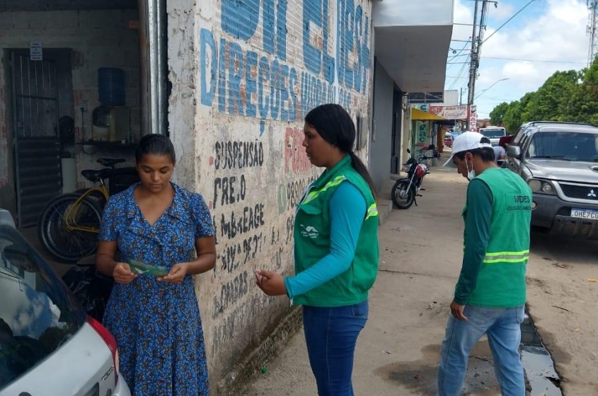 Maria Tereza relata os descartes que já presenciou. Foto: Ascom Sudes