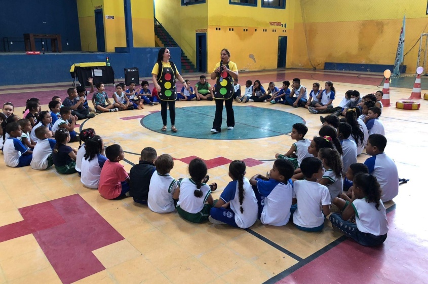 Ações em escolas podem ser agendadas pelo novo canal de comunicação. Foto: Ascom SMTT.