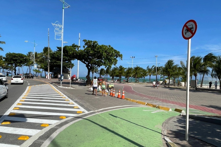 Iniciativa contou com a análise dos agentes de trânsito. Foto: Alisson Frazão/Secom Maceió