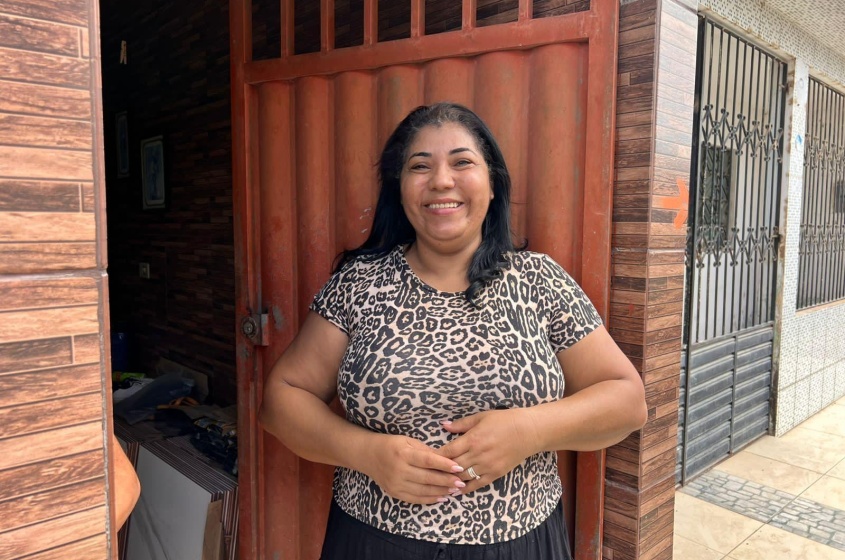 Nedja Bento reside na região há mais de 28 anos. Foto: Secom Maceió
