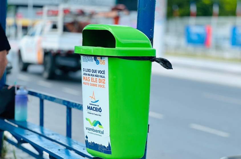 Equipamento auxilia limpeza urbana de Maceió. Foto: Crystália Tavares/ Ascom Alurb
