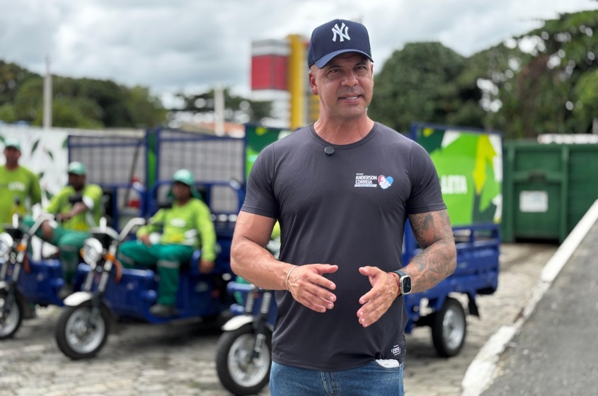 Anderson Correia, que defende a causa animal, elogiou o projeto da Alurb. Foto: Thachyna Lorena/Ascom Alurb