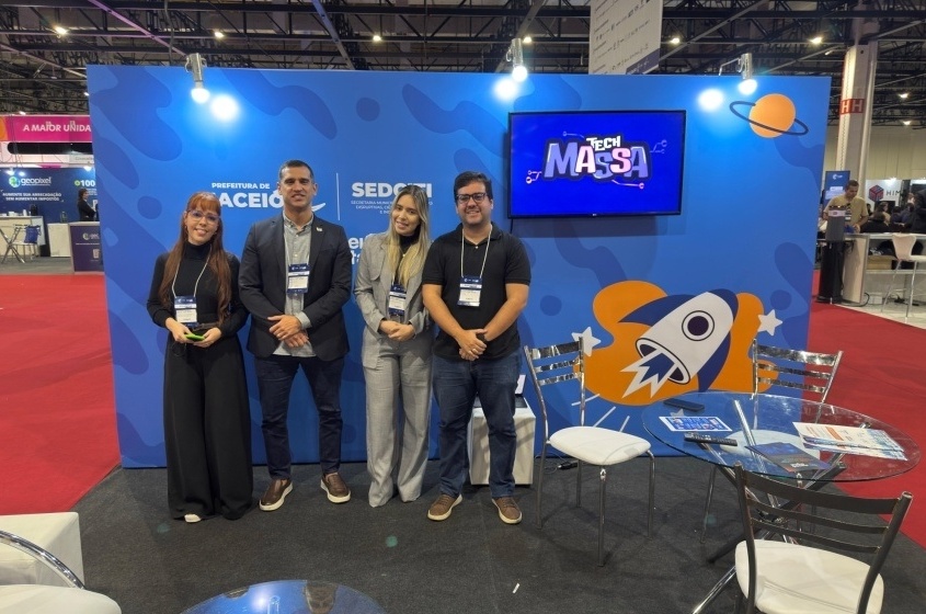 Estande da Sedigi no Connected Smart Cities, em SP. Foto: Cortesia.