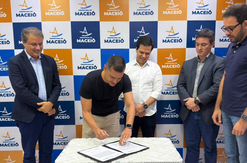 Para o secretário Sergio Cavalcante, adesão conecta Maceió com experiências bem-sucedidas em outras cidades brasileiras. Foto: Rapha Menezes/ Ascom Sedciti