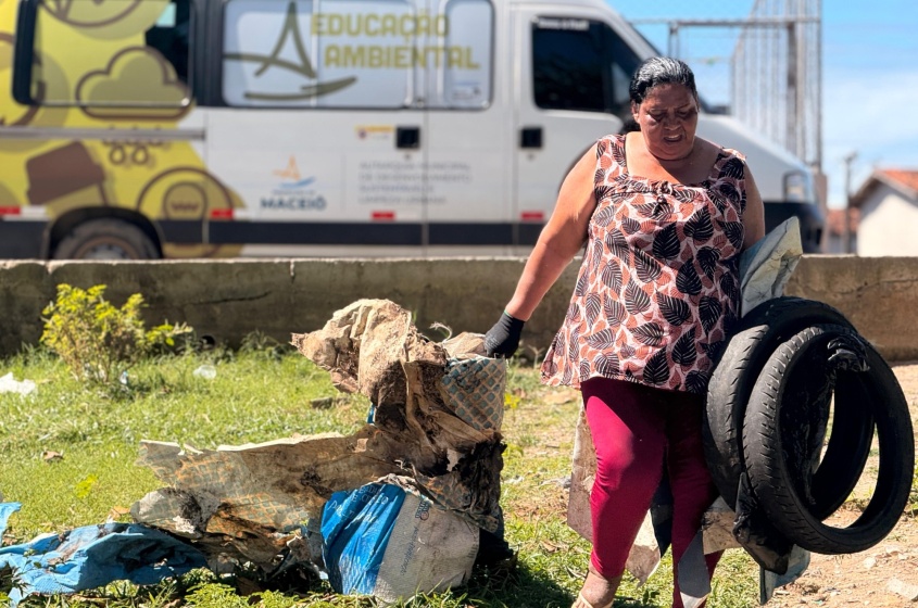Ação tem o apoio da Alurb. Foto: Walisson Vieira/ Ascom Alurb