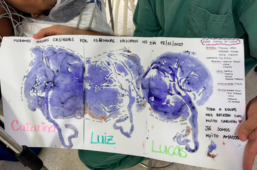 Hospital da Cidade realiza primeiro parto de trigêmeos e se consolida como referência em alta complexidade. Foto: Maceió Saúde
